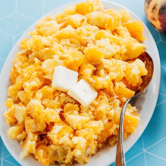 Scottish Neeps and Tatties - Recipe photo by liveeatlearn