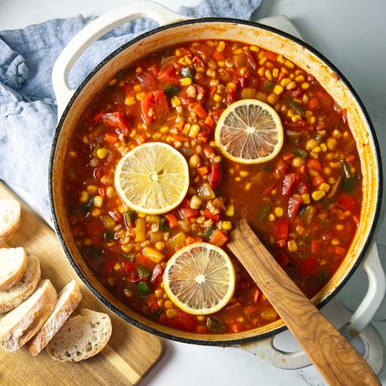 Panera 10 Vegetable Soup - Recipe photo by Theperksofbeingus