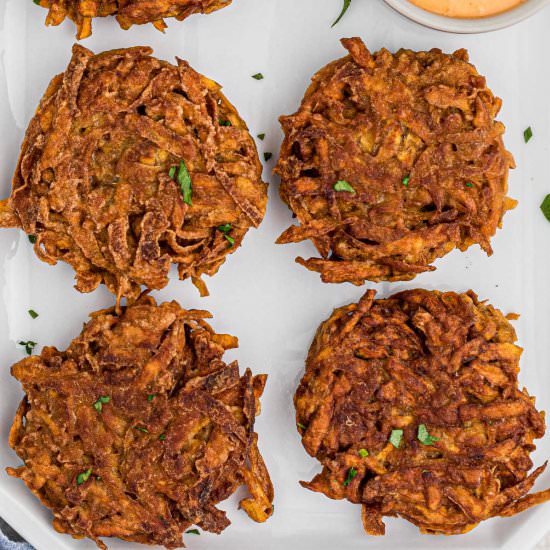 Sweet Potato Fritter Recipe - Recipe photo by thecaglediaries