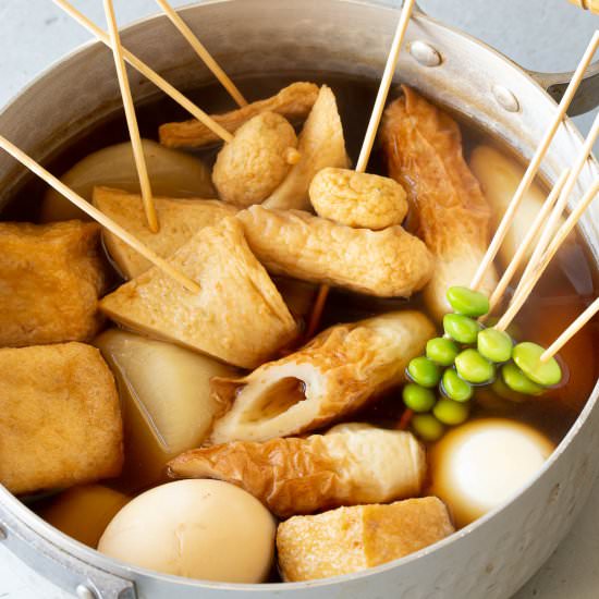 Japanese Oden – Simmered Hot Pot - Recipe photo by Wandercooks