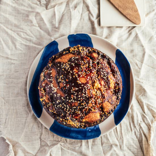 Banana Sesame Cake - Recipe photo by heinstirred