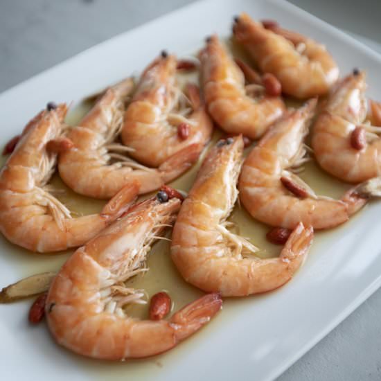 Shaoxing drunken shrimp - Recipe photo by foodmakesmehappy