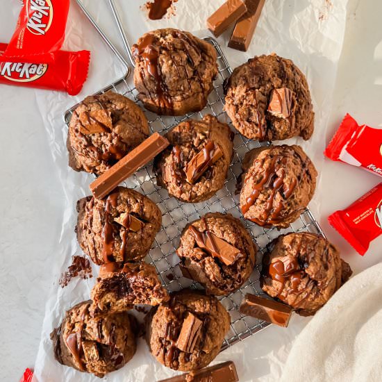 Kit Kat Cookies - Recipe photo by apaigeofpositivity