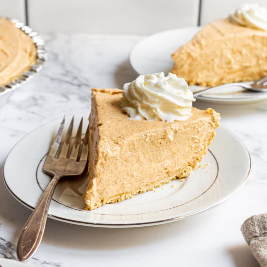 No-Bake Pumpkin Cheesecake - Recipe photo by AllThingsMamma