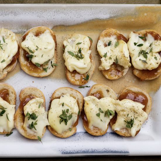 Fig Jam and Cheese Bites! - Recipe photo by Framed Cooks