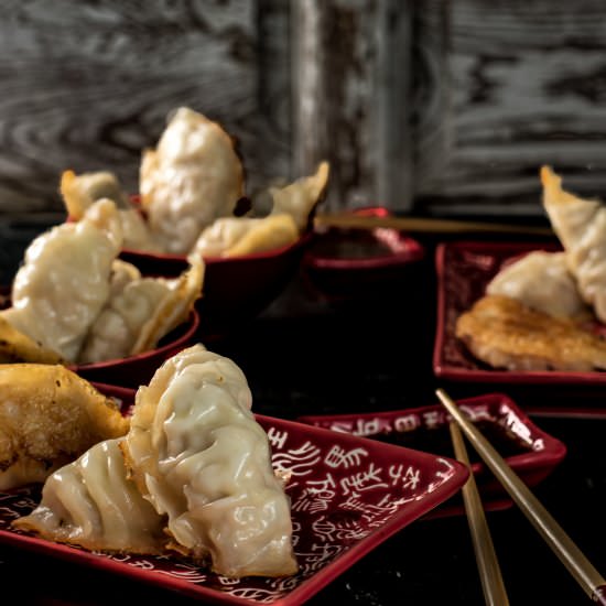 Potsticker Recipe - Recipe photo by suncakemom