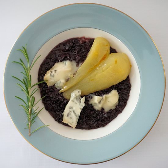 black rice risotto - Recipe photo by Cuisine Fiend