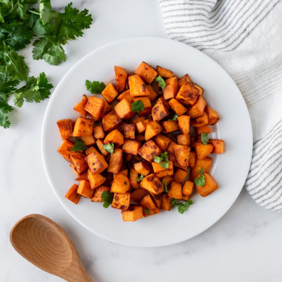 Sautéed Sweet Potatoes - Recipe photo by freshapron