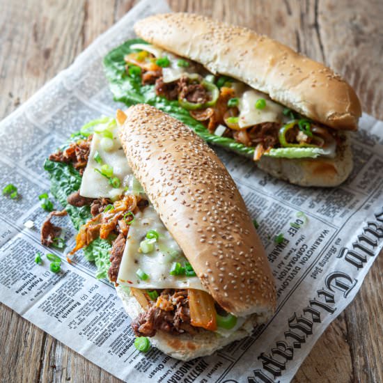Bulgogi Cheesesteak - Recipe photo by beyondkimchee