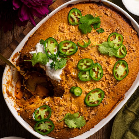 Butternut Tamale Pie - Recipe photo by rhubarbandcod
