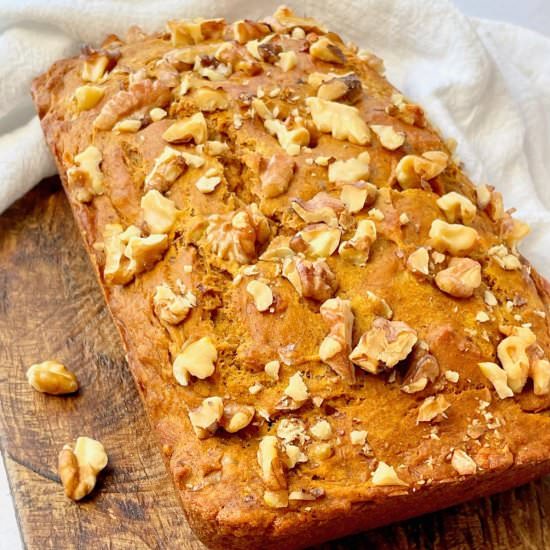 Vegan Pumpkin Banana Bread - Recipe photo by serenetrail