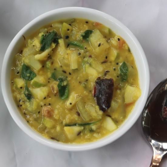 Bengali Yellow Lentils - Recipe photo by Spice Chronicles