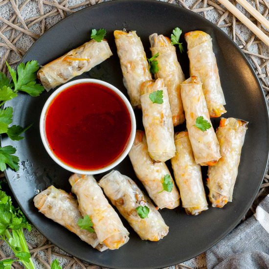 Vegan Egg Rolls in Rice Paper - Recipe photo by MyPurePlants