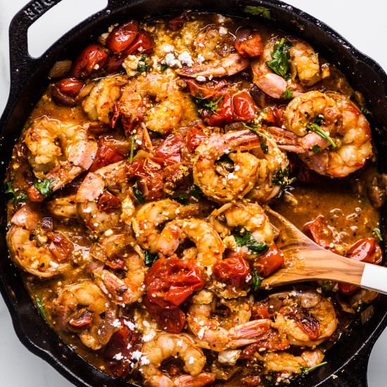 Greek Shrimp - Recipe photo by The Endless Meal