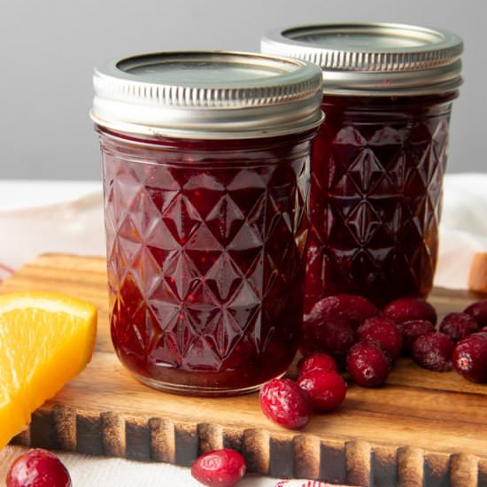 Homemade Canned Cranberry Sauce - Recipe photo by wholefully