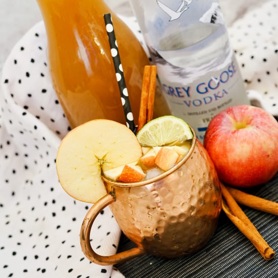 Apple Cider Moscow Mule Recipe - Recipe photo by Everything Pretty