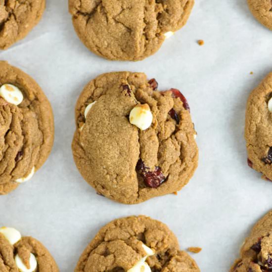 White Chocolate Nutella Cookies - Recipe photo by atasteofmadness