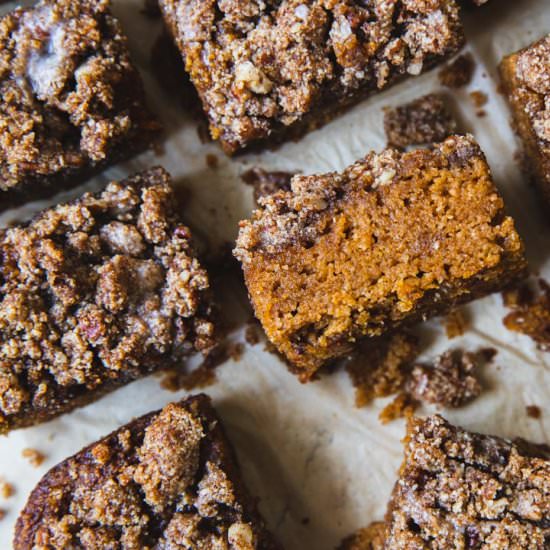 Pumpkin Coffee Cake - Recipe photo by Gina Gibson