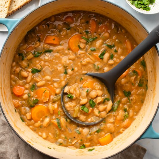Cozy White Bean Stew - Recipe photo by from my bowl
