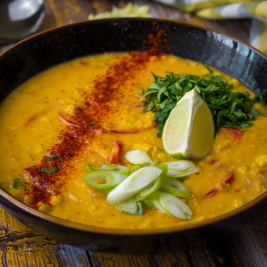 Vegan Sweetcorn Chowder - Recipe photo by somebodyfeedseb
