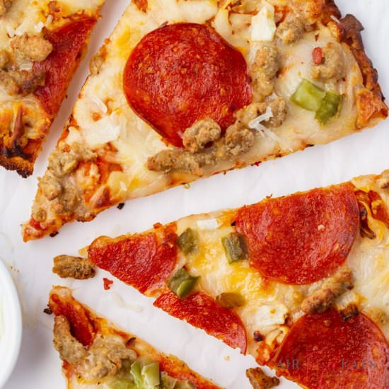 How To Reheat Pizza In Air Fryer - Recipe photo by Air Fryer Eats