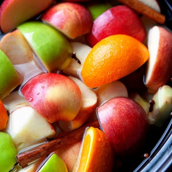 Crock Pot Apple Cider - Recipe photo by noshingwiththenolands