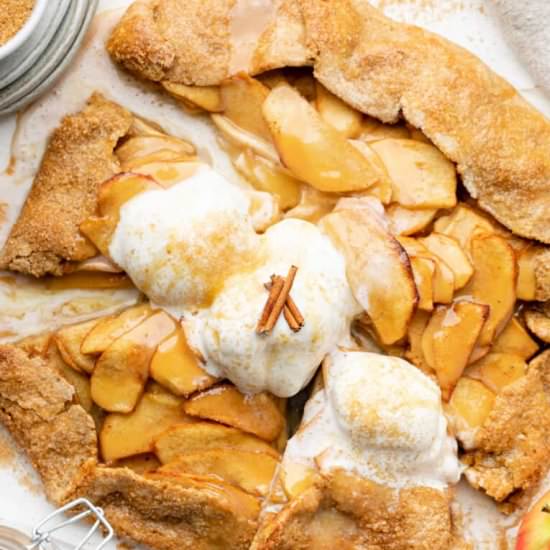 Easy Apple Galette - Recipe photo by erinliveswhole