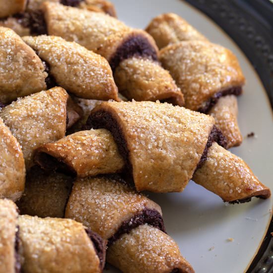 Chocolate and Walnut Rugelach - Recipe photo by URBANBAKES