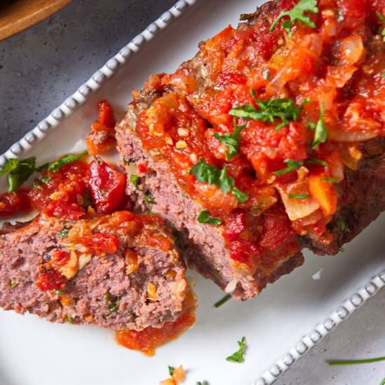 Bison Meatloaf - Recipe photo by inthekitchnet