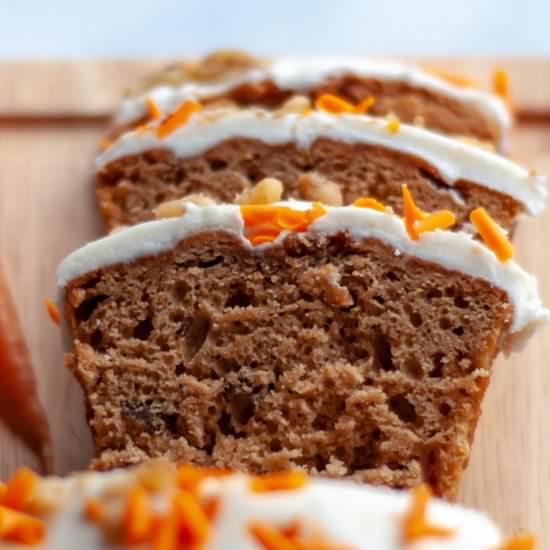 Keto Carrot Cake Bread - Recipe photo by lowcarbspark