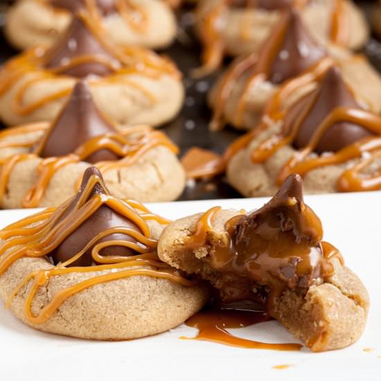 Salted Caramel Cookies - Recipe photo by chewoutloud