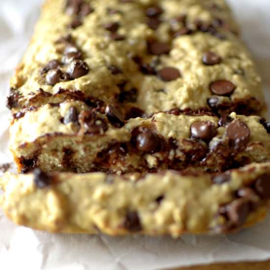Oatmeal Chocolate Chip Banana Bread - Recipe photo by Athletic Avocado