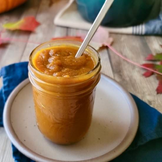 Easy Homemade Pumpkin Butter - Recipe photo by My Homemade Roots