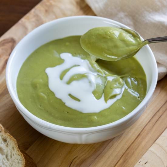 Creamy Watercress Soup - Recipe photo by GiangisKitchen