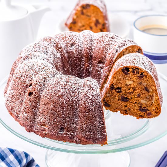 Raisin Cake - Recipe photo by FoodFolksandFun
