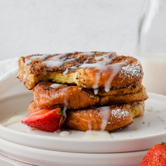 Churro French Toast - Recipe photo by apaigeofpositivity