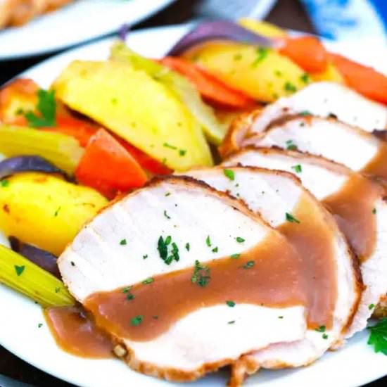 Maple Pork Roast - Recipe photo by peasandpeonies