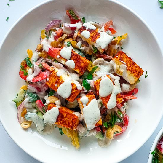 Super Easy Paneer Tikka Salad - Recipe photo by Sheeba@gohealthy