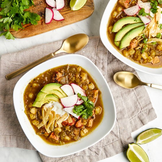 Pork Pozole Verde - Recipe photo by casualepicure