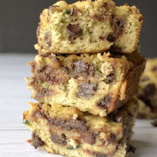 Healthy Zucchini Banana Bread - Recipe photo by Athletic Avocado