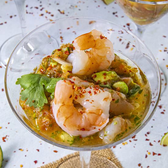 Mexican Shrimp Cocktail - Recipe photo by ChiliPepperMadness