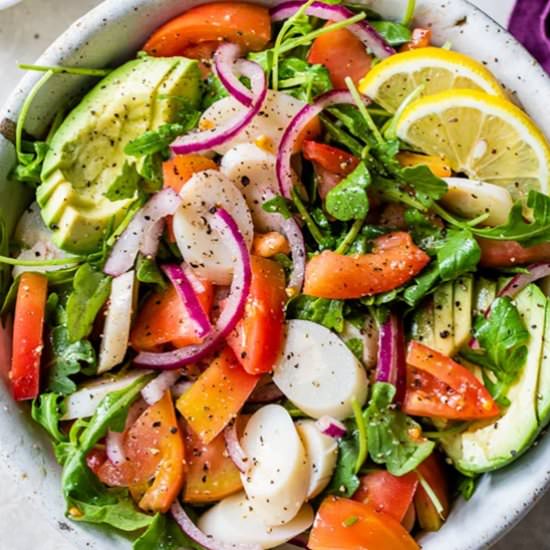 Lemony Hearts of Palm with Avocado - Recipe photo by Skinnytaste