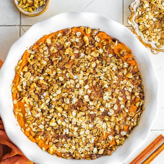 Healthy Sweet Potato Casserole - Recipe photo by Kathryns.kitchen.blog