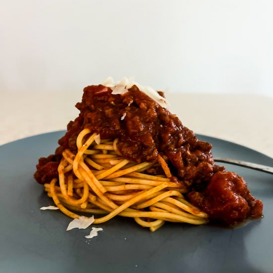 Meat Sauce - Recipe photo by Lisa G Cooks