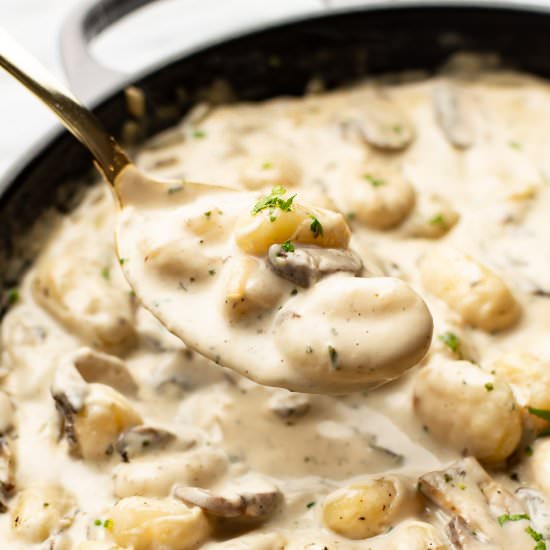 creamy boursin gnocchi - Recipe photo by saltandlavender