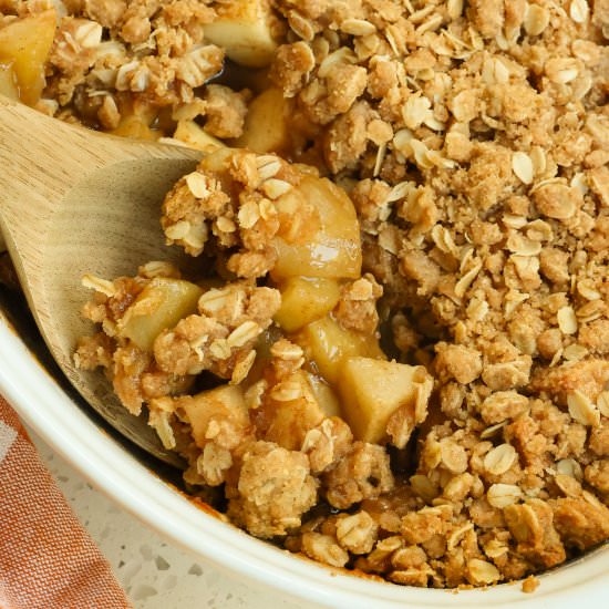 Apple Crumble - Recipe photo by Small Town Woman