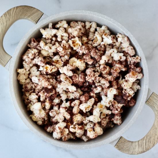 Chocolate Popcorn - Recipe photo by cheerfulchoices