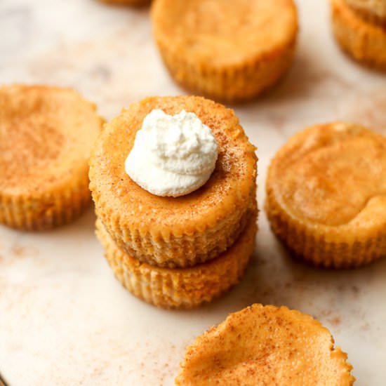 Pumpkin Cheesecake Bites - Recipe photo by suebeehomemaker