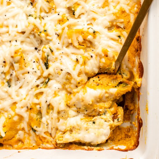 Butternut Squash Stuffed Shells - Recipe photo by from my bowl