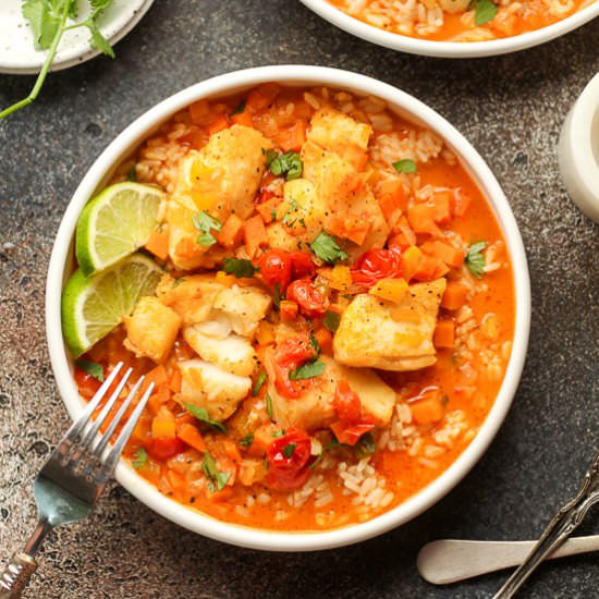 Curry Fish Stew - Recipe photo by suebeehomemaker